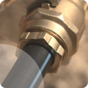 Adaptateur joint à vis pour tuyau PE raccord eau potable
