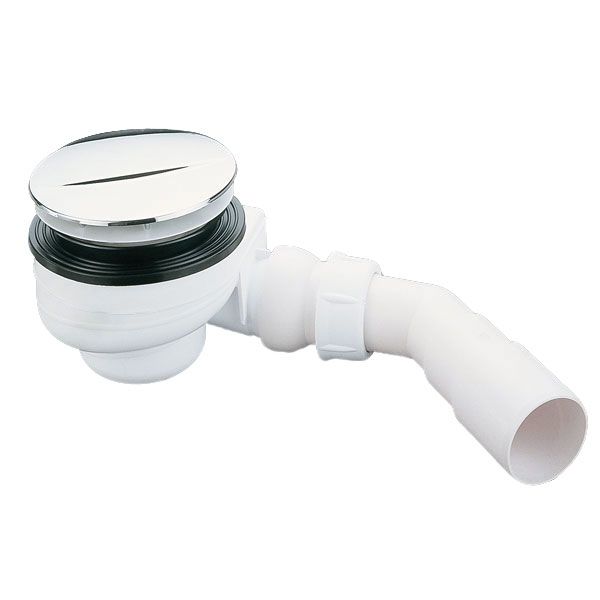 Bonde de douche avec siphon pour receveur de douche avec trou d'écoulement  de Ø 90 mm, tuyau flexible/ LionKnight