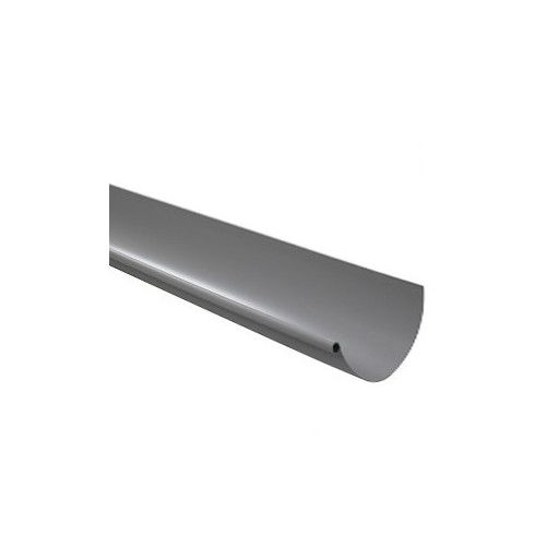 Profilé de gouttière de 25 en PVC, L. 2 m gris - First