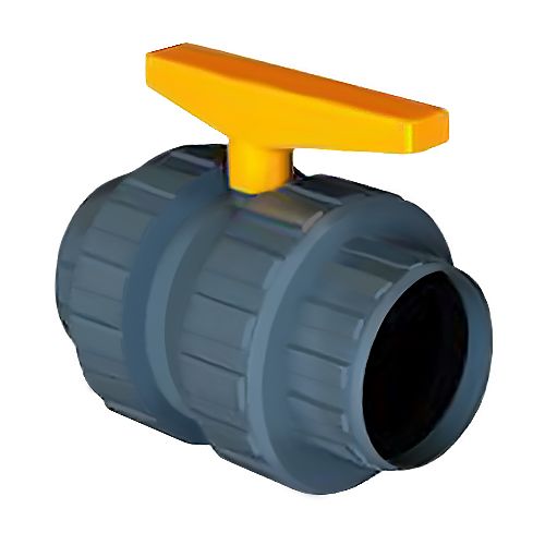 Robinet à bille en PVC en ligne, vannes d'arrêt à poignée unique,  connecteur de tuyau de réservoir d'eau IBC pour tuyau d'égout, piscine, 1/2  po, 3/4 po, 1 po - AliExpress