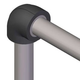Coude isolant pour réseaux PVC PRESSION - ép. 13 mm - diam. 63 mm