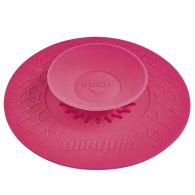 Bouchon universel Ø110mm 2 en 1 UPPY en silcone Rose - Wirquin Pro