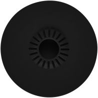 Bouchon universel Ø110mm 2 en 1 UPPY en silcone Noir BLACK TOUCH - Wirquin Pro