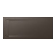 Receveur de douche extra plat en Stonex® Aquos - 1600x700mm - Café