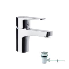 Mitigeur lavabo TITANIUM Chromé avec vidage ABS