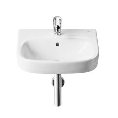 Lavabo suspendu Debba 450x370 mm, Blanc avec jeu de fixations 