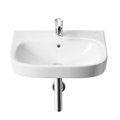 Lavabo suspendu Debba 550x440 mm, Blanc avec jeu de fixations 