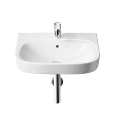 Lavabo suspendu Debba 650x480 mm, Blanc avec jeu de fixations 