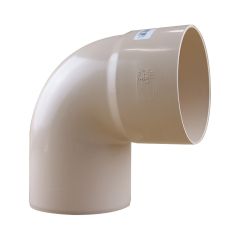 Coude PVC 87°30 MF PR TUBE Ø100 épaisseur 2.2mm - Sable - First Plast