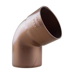 Coude PVC 67°30 MF pour tube de descente Ø80 - aspect cuivre - First Plast