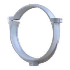 Collier bride pour tube de descente PVC Ø100 - gris - First Plast