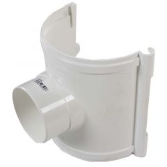 Naissance centrale BI-SYTEM PVC 25 sortie Ø80 - blanc - First Plast