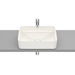 Vasque  à poser en fineceramic Inspira Square - 500x370x140mm - beige