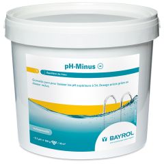  Equilibre de l'eau- pH-Minus - Seau de 6 KG - Bayrol