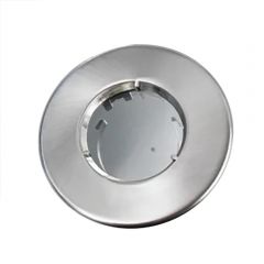 Collerette fixe aluminium brossé IP65 - diamètre 90 - BLM