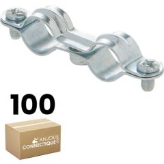 100 colliers double M7x150 - Tube Ø12 - Arcanaute