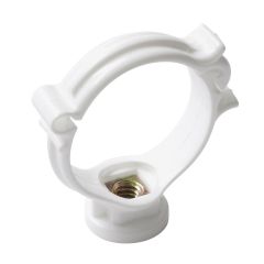 Collier monobloc blanc pour tube PVC Ø40 - Nicoll