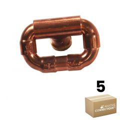 Lot de 5 Boutons mobile en cuivre Ø12 - Arcanaute