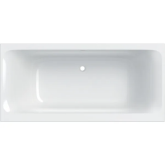 Baignoire acrylique sanitaire rectangulaire Geberit TAWA Duo 190x90cm à bandeau fin avec pieds - Geberit