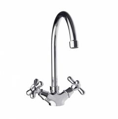 Mitigeur lavabo haut GAUDI, Bec Orientable Chromé - 3110CVA1167