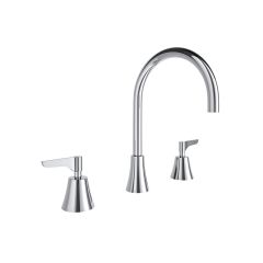 Mélangeur trois trous pour Lavabo, ADAGIETTO Chromé - 914201ML