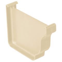 Fond de gouttière droite/gauche PVC BEST - Sable - First Plast