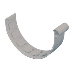 Jonction à coller PVC 33 demi-ronde - gris - First Plast