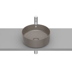 Vasque à poser en fineceramic "Inspira" Round - 370x370x140mm - Café