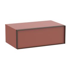 Meuble auxiliaire "INSPIRA" 800 - 1 tiroir - Terracotta Mat - Roca