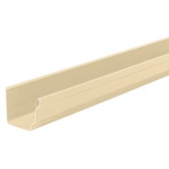 Profilé gouttière PVC BEST carrée 4m - sable - First Plast