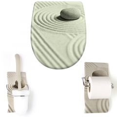 Pack accessoire WC Set "Feng Shui" avec descente assistée - Olfa