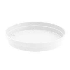 Soucoupe Ø22cm pour pot de fleur Toscane POP Ø30cm - Blanc