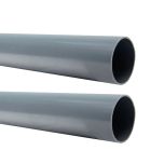 2 Tubes PVC évacuation NF-Me lisse - diamètre 40 mm - 4 mètres - ép. 3,0 mm - Arcanaute