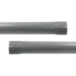 2 Tubes PVC évacuation NF-Me prémanchonné - diamètre 125 mm - 4 mètres - ép. 3,2 mm - Arcanaute