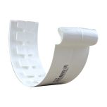 Jonction à coller PVC 25 demi-ronde - blanc - First Plast