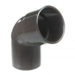 Coude PVC 67°30 MF pour tube Ø80 épaisseur 2.2mm - marron - First Plast