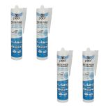 Lot de 4 Mastics piscine POOL qualité professionnelle BLEU 290 ml - GEB